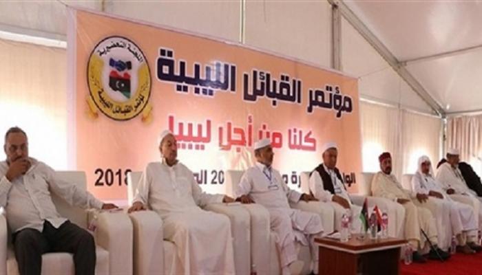 جانب من اجتماع لبعض القبائل الليبية- أرشيفية