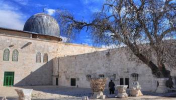 كورونا يخلي المسجد الأقصى في أول أيام رمضان- أرشيفية