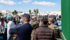 الأمن التونسي يفرق احتجاجات "عالقين" بالغاز المسيل للدموع