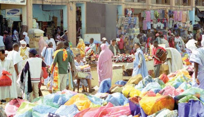 أحد الأسواق في نواذيبو بموريتانيا