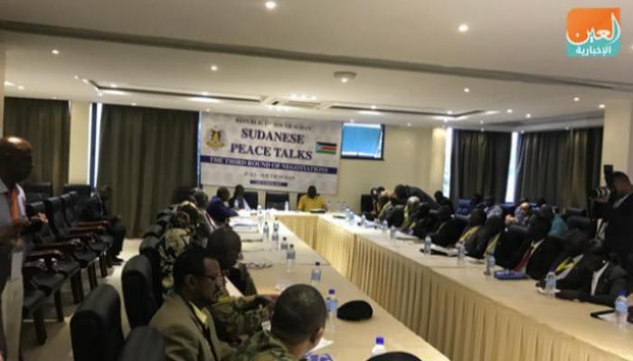 جانب من مفاوضات فرقاء السودان بجوبا - أرشيفية