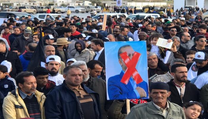 مظاهرات ليبية ضد تركيا - أرشيفية