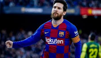 ليونيل ميسي قائد برشلونة
