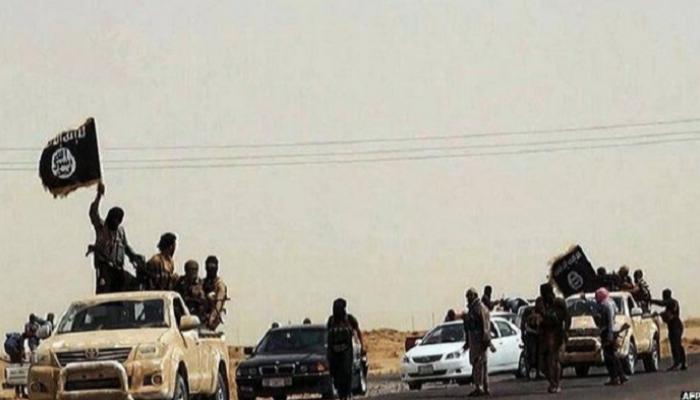 مسلحون لداعش بمحافظة صلاح الدين- أ ف ب