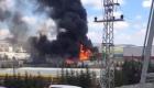 حريق هائل بمصنع للطلاء في أنقرة  