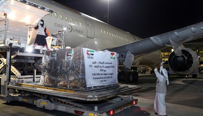 طائرة مساعدات إماراتية إلى النيجر لمواجهة كورونا