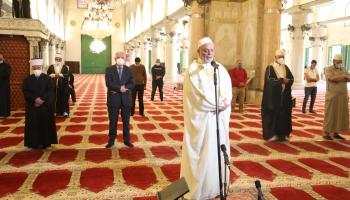 صلاة الجمعة بالمسجد الأقصى