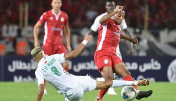 من مباراة بين الوداد والرجاء المغربيين