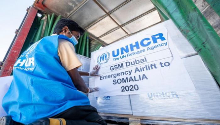 جانب من المساعدات الإماراتية للصومال 