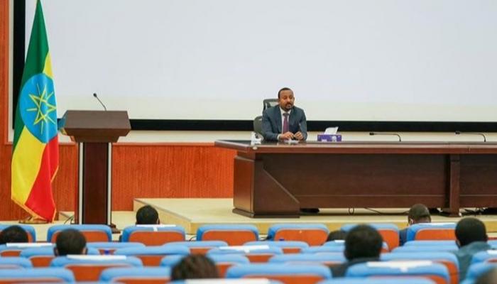 رئيس الوزراء الإثيوبي في مؤتمر صحفي سابق