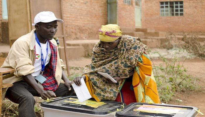 عملية تصويت في انتخابات سابقة ببوروندي - أرشيفية