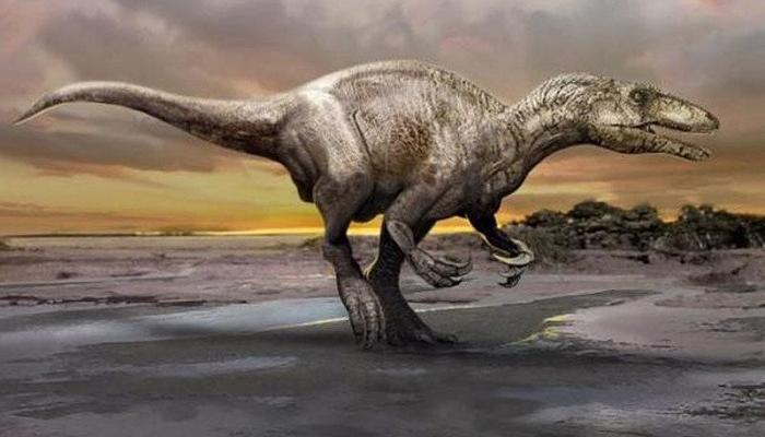 ديناصور الميجارابتور يتميز بسرعته وذيله الطويل