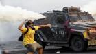 إصابة شرطي بطلق ناري خلال احتجاجات على قيود كورونا في تشيلي