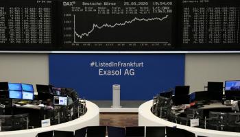 مؤشر أسعار الأسهم الألماني DAX في بورصة فرانكفورت - رويترز