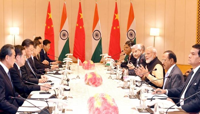 مباحثات سابقة بين رئيس الوزراء الهندي والرئيس الصيني
