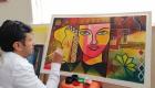 فنان يمني يروي لـ"العين الإخبارية" قصة لوحة أهداها لرئيس وزراء إثيوبيا