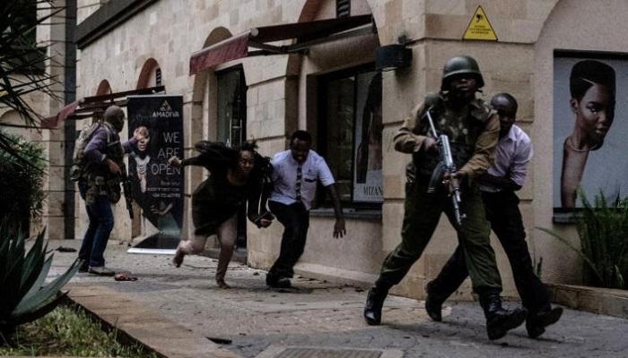 قوات الأمن الكينية خلال التعامل مع هجوم إرهابي بنيروبي - أرشيفية