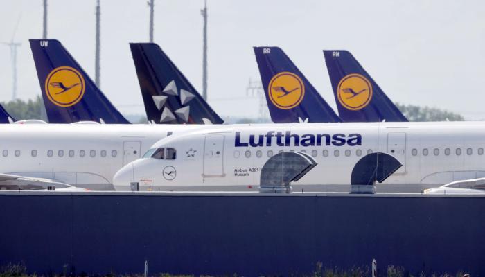 Des avions de Lufthansa cloués au sol 