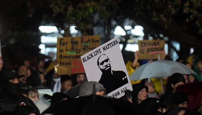 أحد مشاهد الاحتجاجات في واشنطن