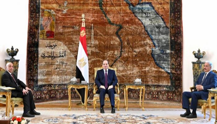 لقاء ثلاثي للسيسي وحفتر وعقيلة بالقاهرة - أرشيفية