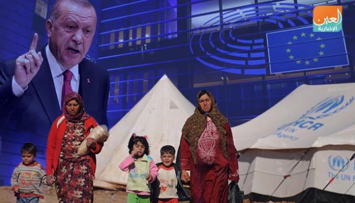 محاولات مستمرة من أردوغان لابتزاز أوروبا بأزمة اللاجئين