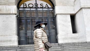 سوق الأوراق المالية الإيطالية في ميلانو - رويترز