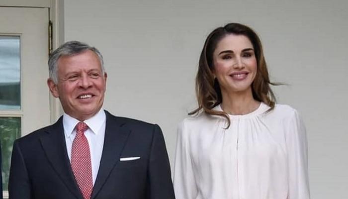 العاهل الأردني والملكة رانيا