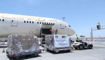 مساعدات طبية إماراتية في طريقها إلى الأردن