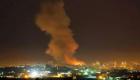 قصف إسرائيلي بقطاع غزة ردا على قذيفة صاروخية