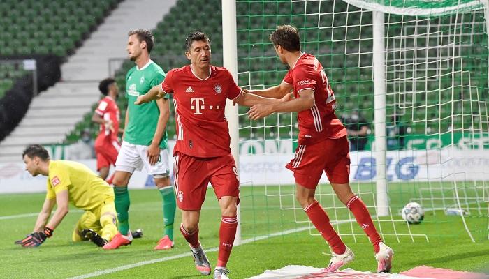 ليفا سجل هدف تتويج بايرن ميونيخ بالدوري الألماني