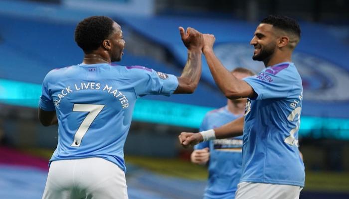 رحيم سترلينج ورياض محرز ثنائي مانشستر سيتي