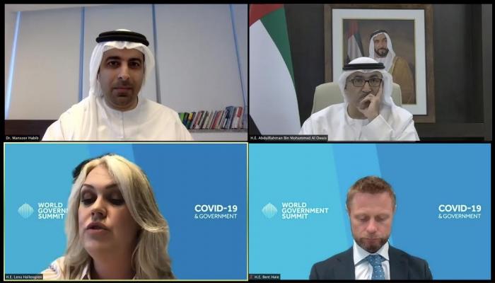 وزراء الصحة خلال الجلسة الحوارية