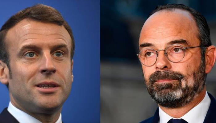 Macron et Philippe-AFP.