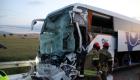Uşak'ta yolcu otobüsü kazası: 2 ölü, 18 yaralı