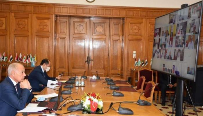 جانب من اجتماع وزراء الخارجية العرب بحضور أبو الغيط