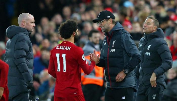 محمد صلاح ويورجن كلوب