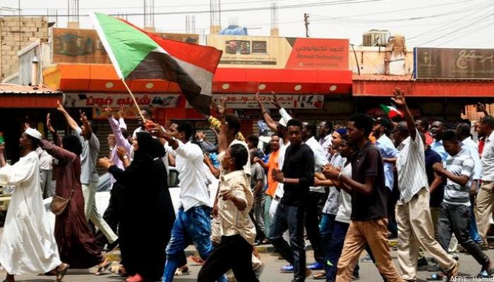 جانب من مظاهرات سابقة ضد نظام البشير في السودان