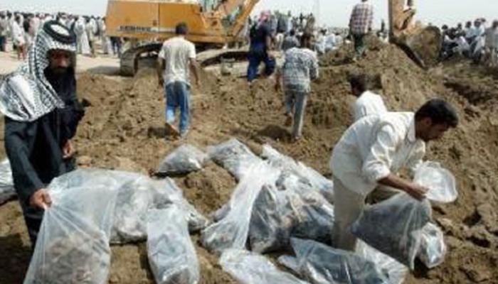 مقبرة جماعية لضحايا داعش جنوبي الموصل - أرشيفية