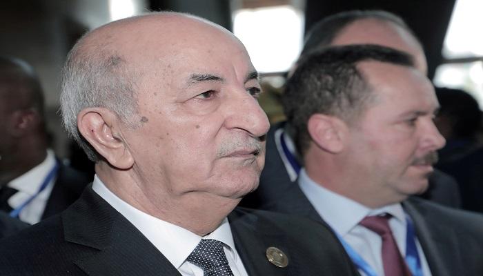 الرئيس الجزائري عبدالمجيد تبون