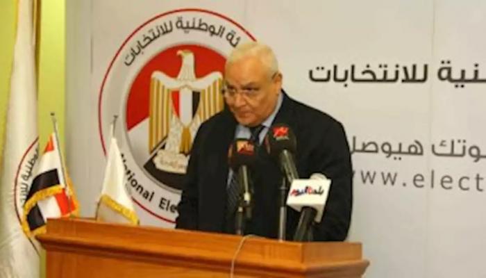 المستشار لاشين إبراهيم، رئيس الهيئة الوطنية للانتخابات بمصر