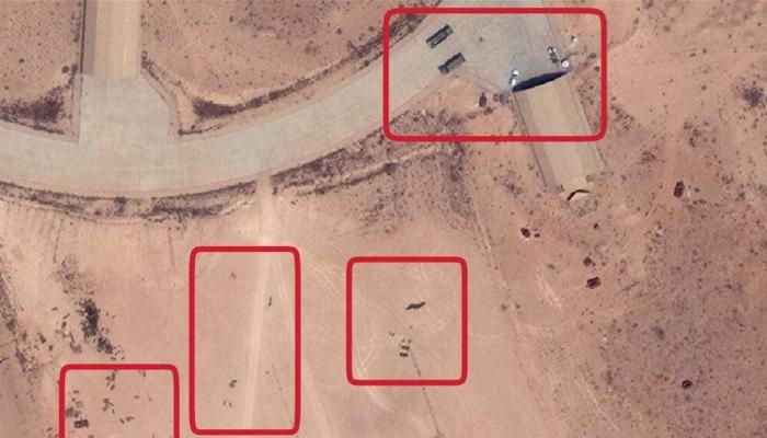 قصف المنظومة التركية بقاعدة الوطية الليبية