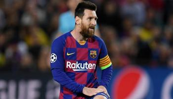 ليونيل ميسي قائد برشلونة