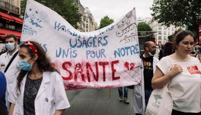 Les soignants appelés à manifester à Paris- AFP.