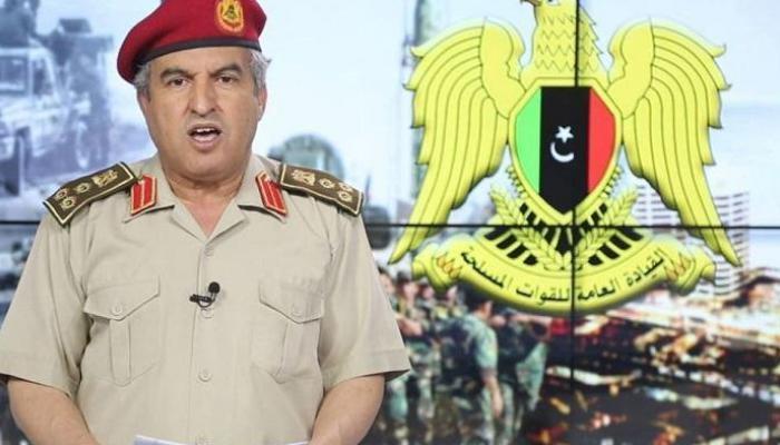 مدير إدارة التوجيه المعنوي بالجيش الوطني الليبي العميد خالد المحجوب