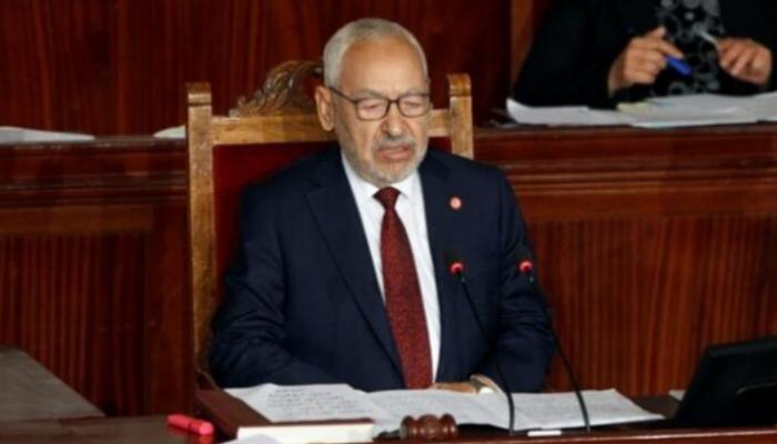 راشد الغنوشي رئيس حركة النهضة الإخوانية في تونس- أرشيفية