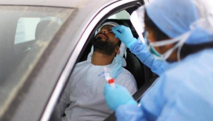 فحص كورونا من المركبة في الإمارات