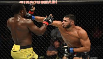 جانب من نزالات UFC أبوظبي