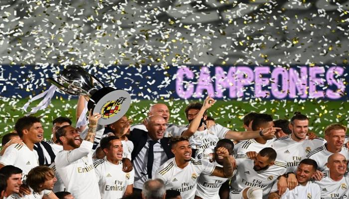 تتويج ريال مدريد