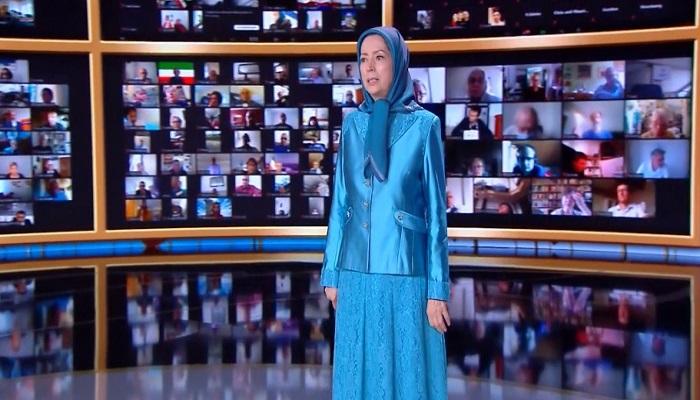 زعيمة المعارضة الإيرانية خلال كلمتها في المؤتمر
