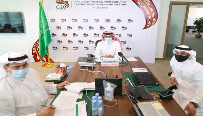جانب من اجتماع وزراء مالية